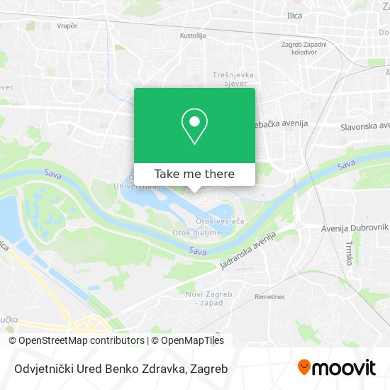 Odvjetnički Ured Benko Zdravka map
