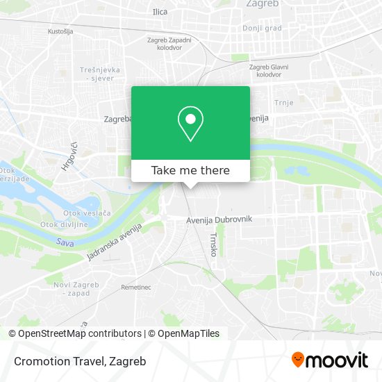 Cromotion Travel map