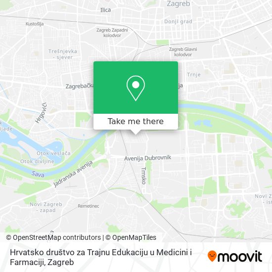 Hrvatsko društvo za Trajnu Edukaciju u Medicini i Farmaciji map