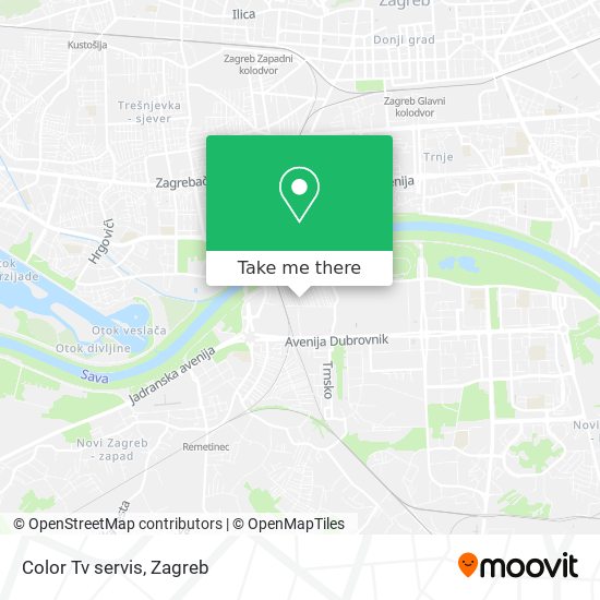 Color Tv servis map