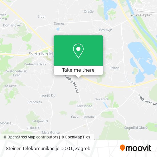 Steiner Telekomunikacije D.O.O. map