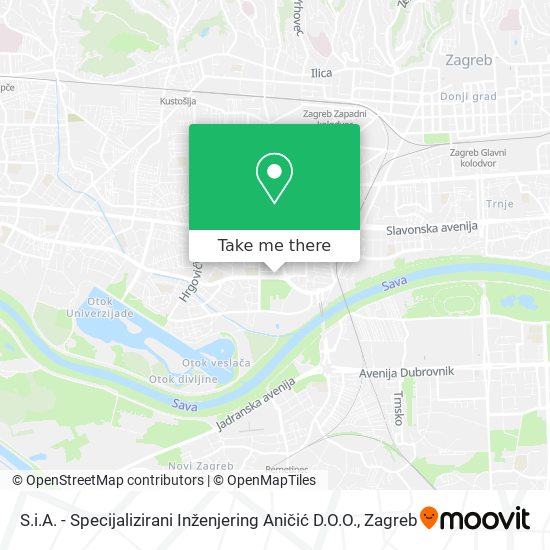 S.i.A. - Specijalizirani Inženjering Aničić D.O.O. map
