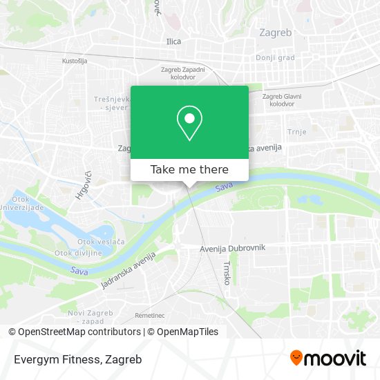 Evergym Fitness map