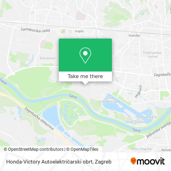 Honda-Victory Autoelektričarski obrt map