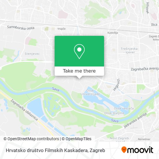 Hrvatsko društvo Filmskih Kaskadera map