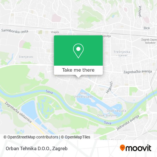 Orban Tehnika D.O.O. map
