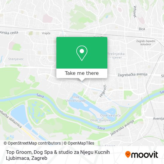 Top Groom, Dog Spa & studio za Njegu Kucnih Ljubimaca map