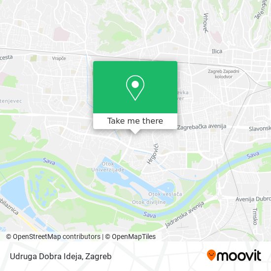 Udruga Dobra Ideja map