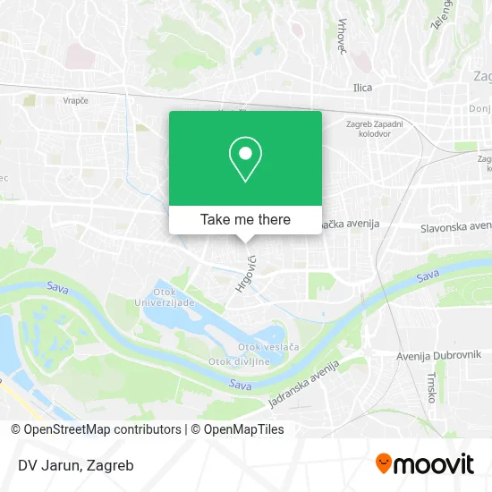 DV Jarun map