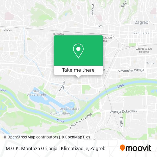 M.G.K. Montaža Grijanja i Klimatizacije map