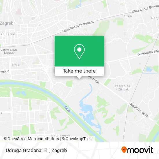Udruga Građana 'Eli' map