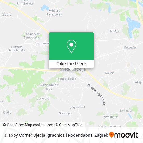 Happy Corner Dječja Igraonica i Rođendaona map