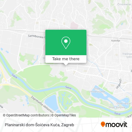 Planinarski dom-Šoićeva Kuća map