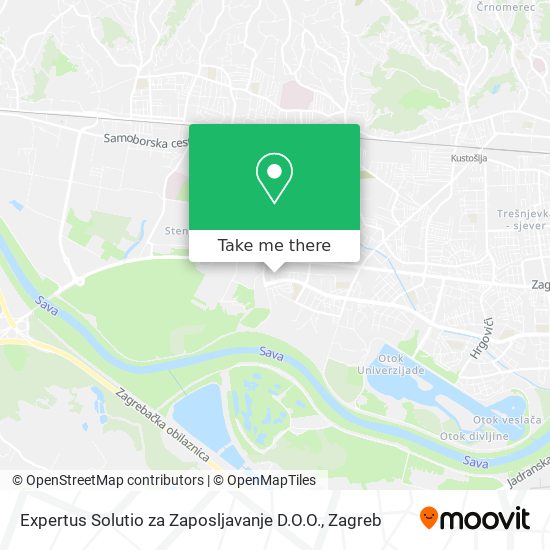 Expertus Solutio za Zaposljavanje D.O.O. map