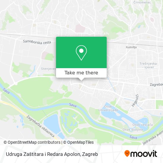Udruga Zaštitara i Redara Apolon map