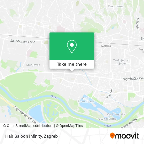 Hair Saloon Infinity map
