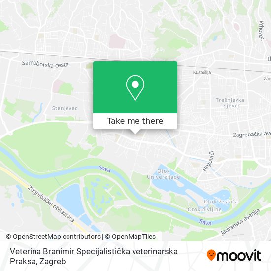 Veterina Branimir Specijalistička veterinarska Praksa map