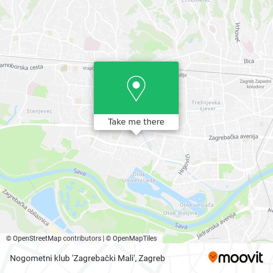 Nogometni klub 'Zagrebački Mali' map