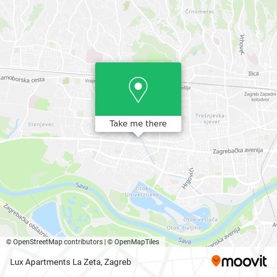 Lux Apartments La Zeta map
