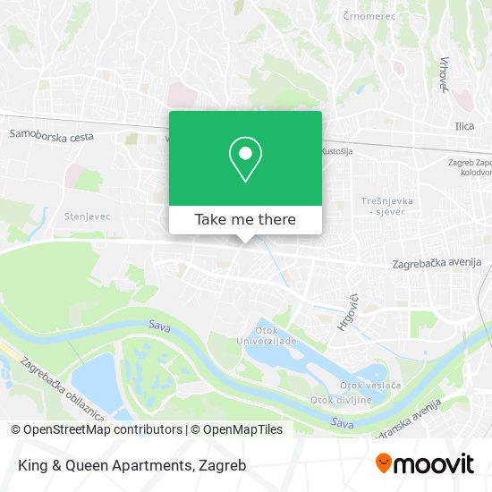 King & Queen Apartments map