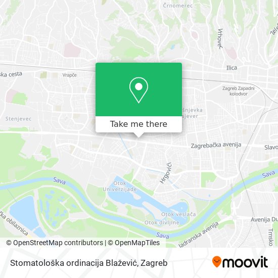 Stomatološka ordinacija Blažević map