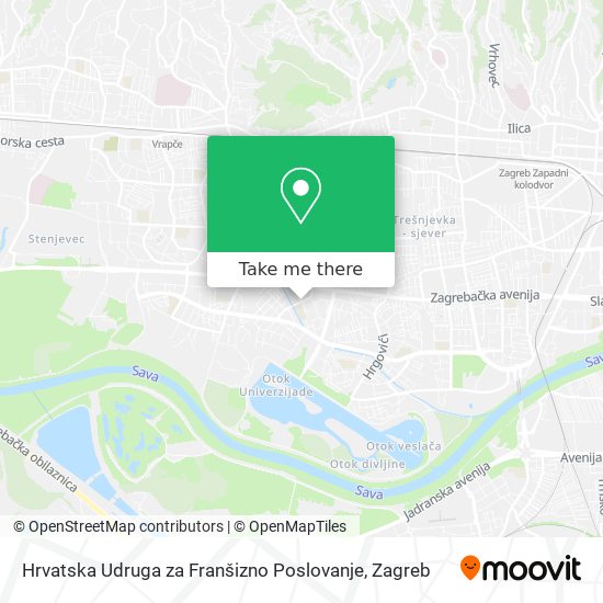 Hrvatska Udruga za Franšizno Poslovanje map