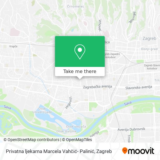 Privatna ljekarna Marcela Vahčić- Palinić map