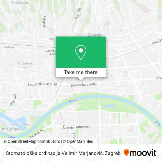 Stomatološka ordinacija Velimir Marjanović map