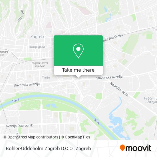 Böhler-Uddeholm Zagreb D.O.O. map