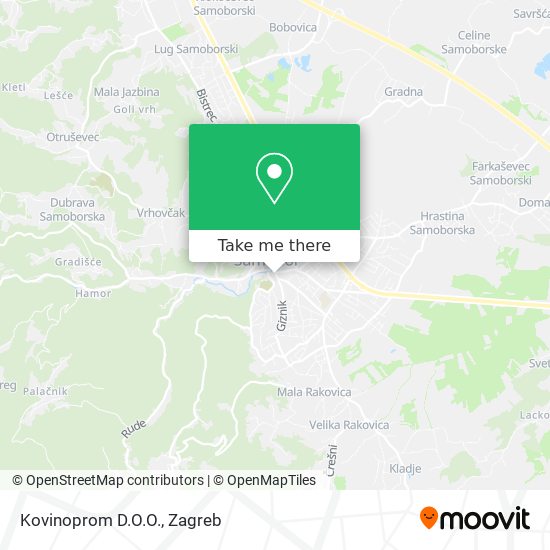 Kovinoprom D.O.O. map