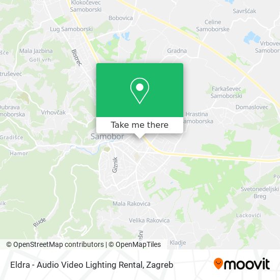 Eldra - Audio Video Lighting Rental map