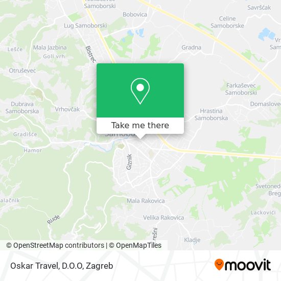 Oskar Travel, D.O.O map