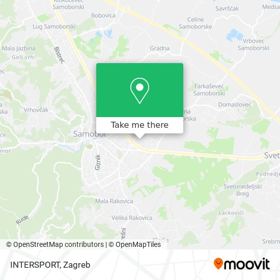 INTERSPORT map