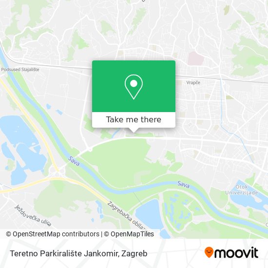 Teretno Parkiralište Jankomir map