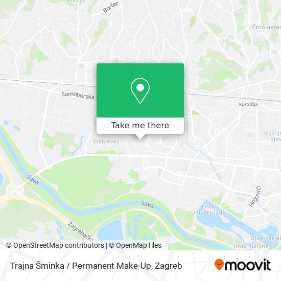 Trajna Šminka / Permanent Make-Up map