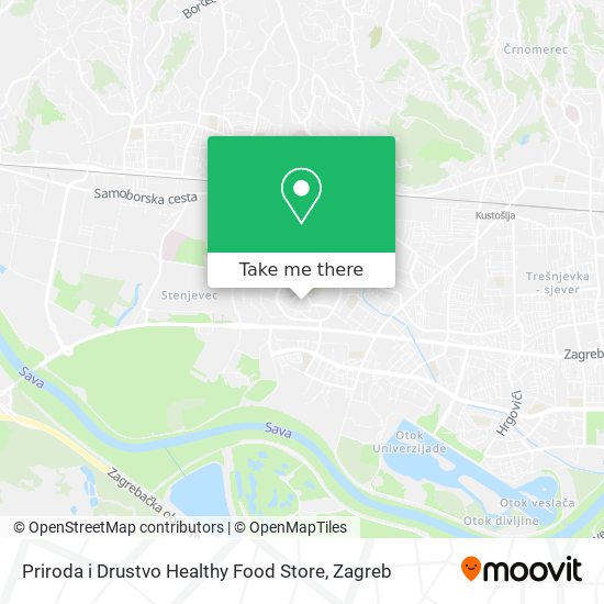 Priroda i Drustvo Healthy Food Store map