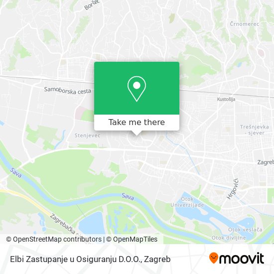 Elbi Zastupanje u Osiguranju D.O.O. map