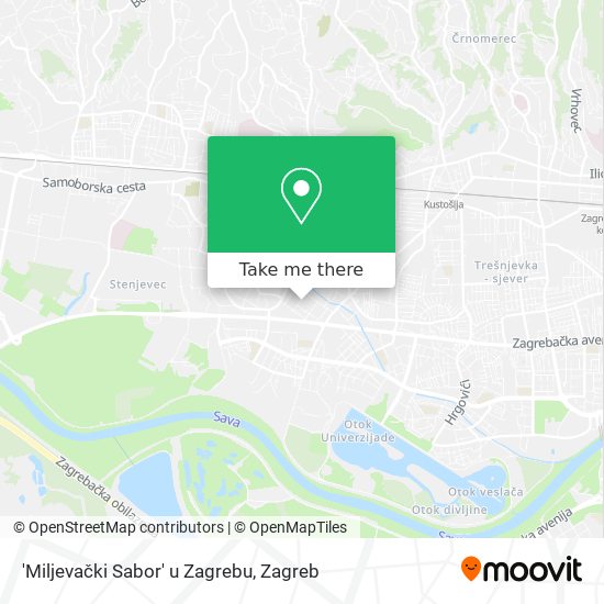 'Miljevački Sabor' u Zagrebu map