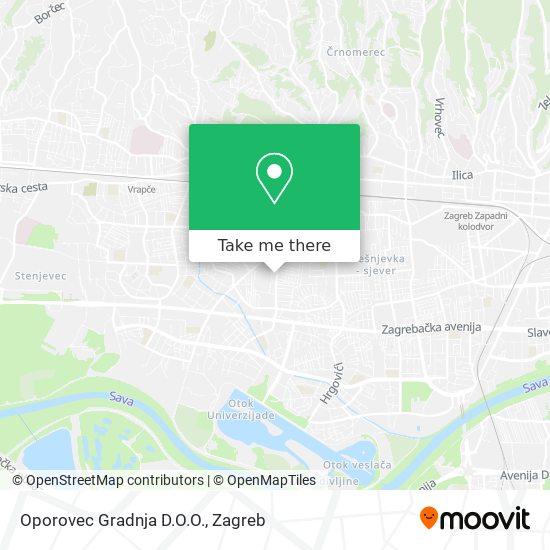 Oporovec Gradnja D.O.O. map