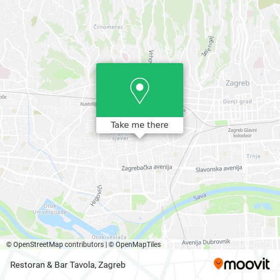 Restoran & Bar Tavola map