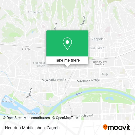 Neutrino Mobile shop map