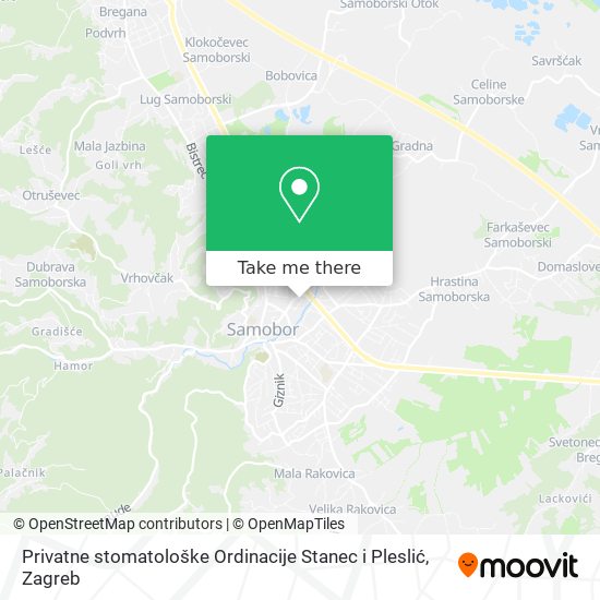 Privatne stomatološke Ordinacije Stanec i Pleslić map