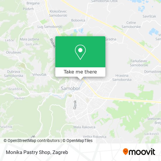 Monika Pastry Shop map