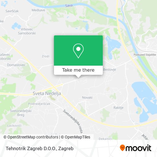 Tehnotrik Zagreb D.O.O. map