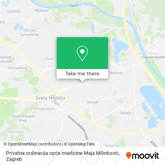 Privatna ordinacija opće medicine Maja Milinković map