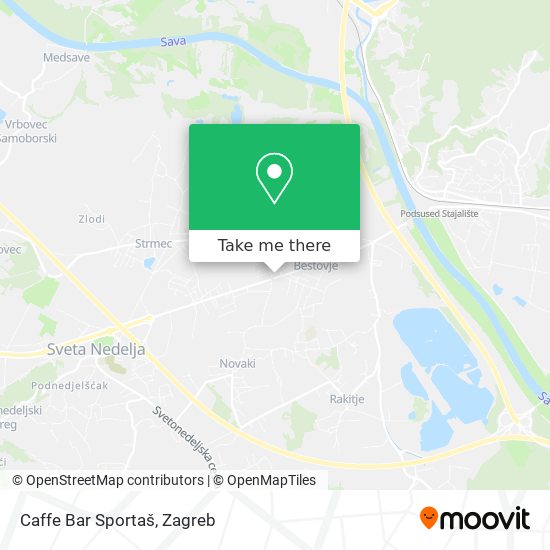 Caffe Bar Sportaš map