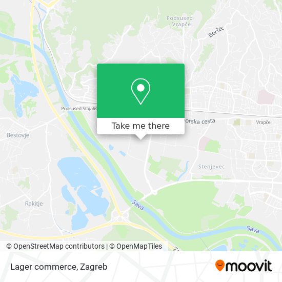 Lager commerce map