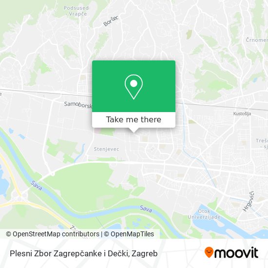 Plesni Zbor Zagrepčanke i Dečki map