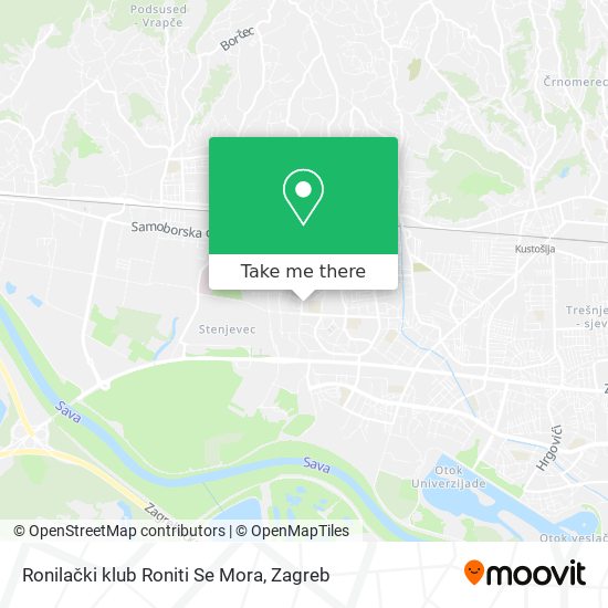 Ronilački klub Roniti Se Mora map