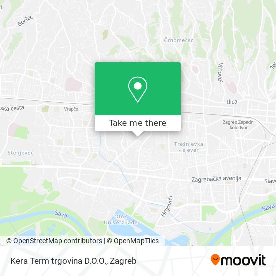 Kera Term trgovina D.O.O. map
